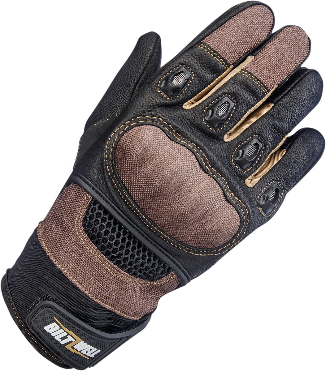 BILTWELL Bridgeport Gloves - Chocolate - Small 1509-0201-302