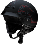 Z1R Nomad Motorcycle Helmet - Evilocity - Flat Black - XS 0103-1252