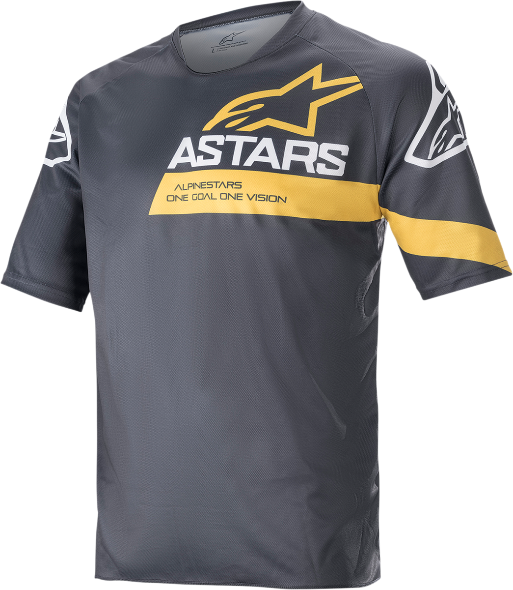 ALPINESTARS Racer V3 Jersey - Gray/Yellow - Medium 1762922-1619-MD