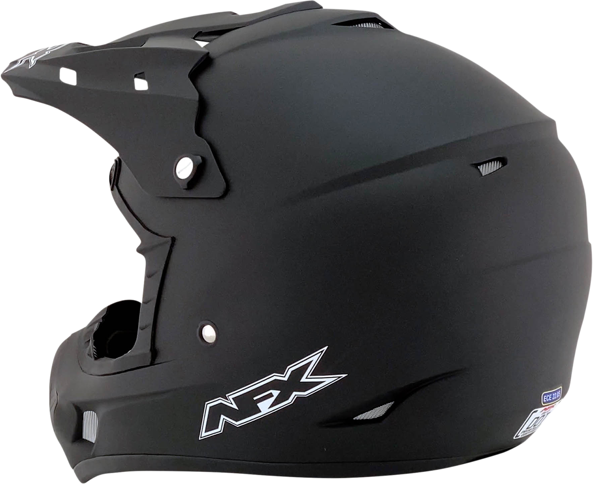 AFX FX-17Y Motorcycle Helmet - Matte Black - Medium 0111-0546