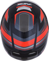 AFX FX-99 Motorcycle Helmet - Recurve - Black/Red - Large 0101-11113