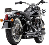 COBRA El Diablo Exhaust - Black - '12-'17 Softail N/F FXSB/FXSE MODELS 6483B