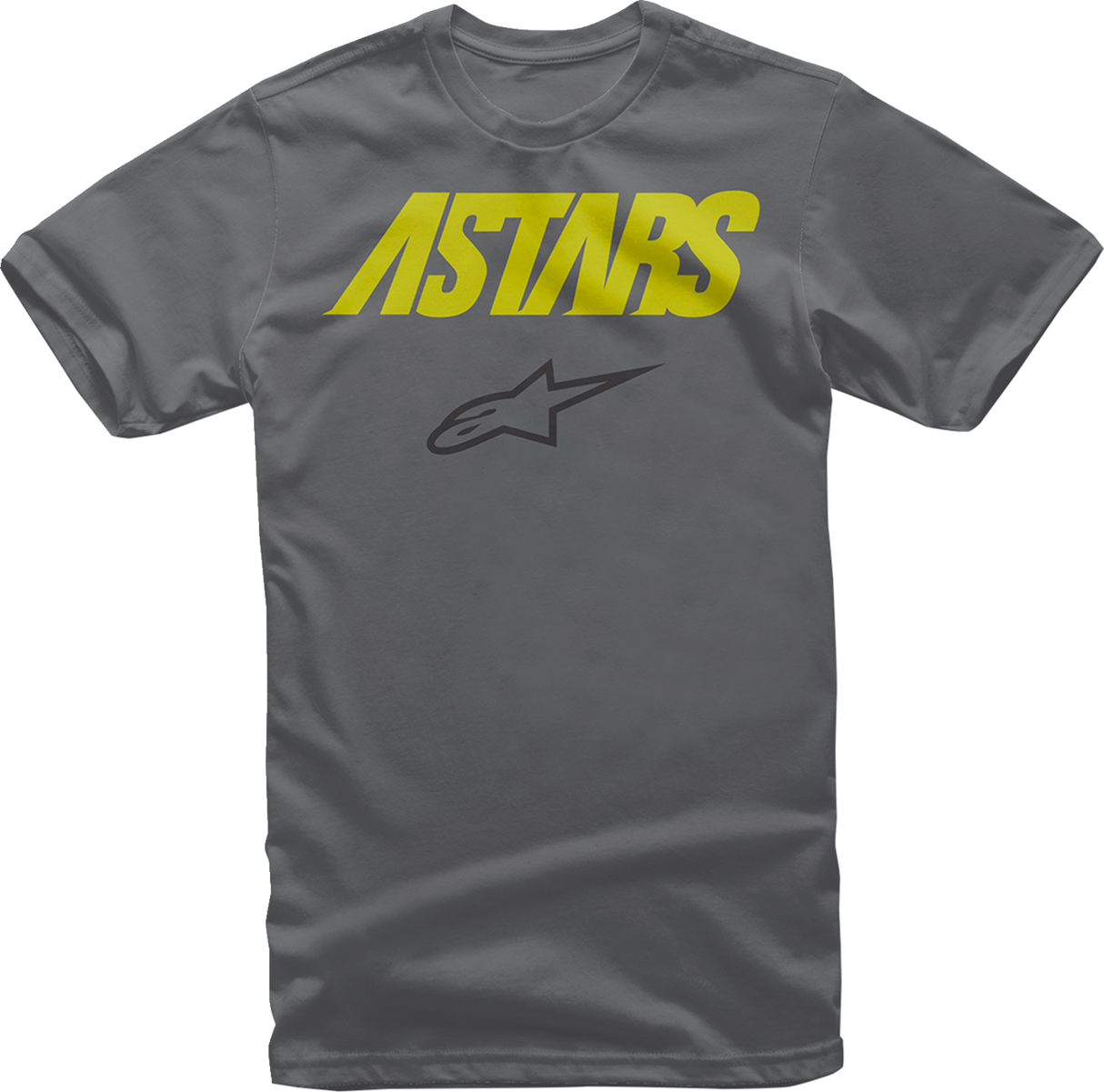 ALPINESTARS Angle Combo T-Shirt - Charcoal/Fluo Yellow - 2XL 1119-7200018-2X