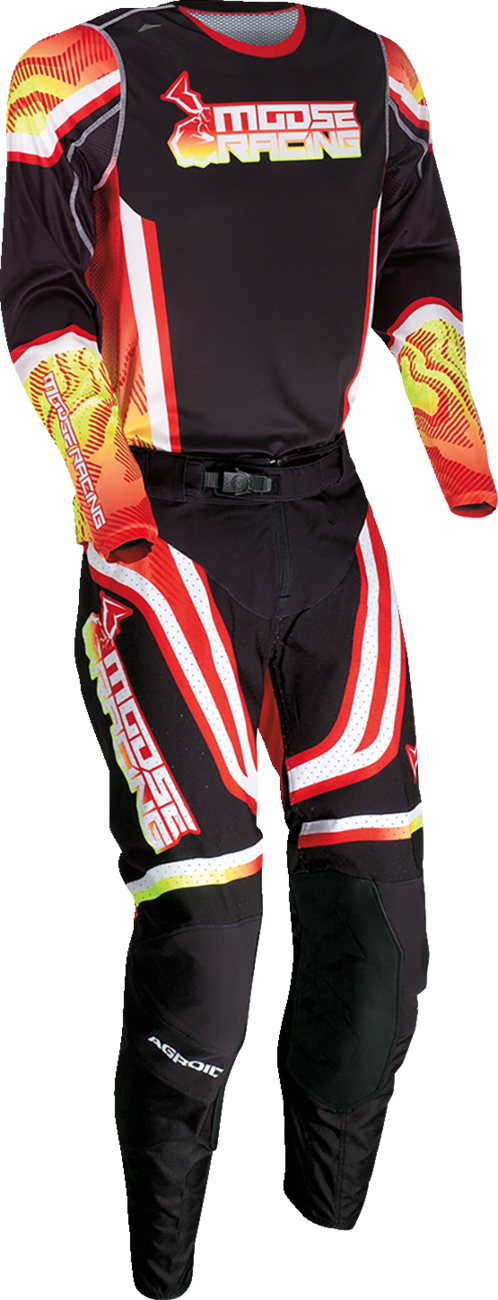 MOOSE RACING Agroid Pants - Red/Yellow/Black - 34 2901-10670