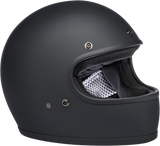 BILTWELL Gringo Motorcycle Helmet - Flat Black Factory - Small 1002-638-102