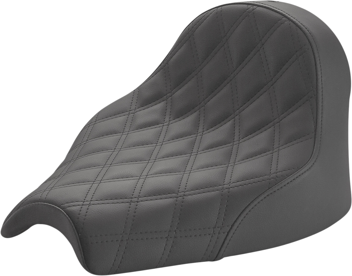 SADDLEMEN Seat - Renegade Solo - Lattice Stitched - Black I21-04-002LS