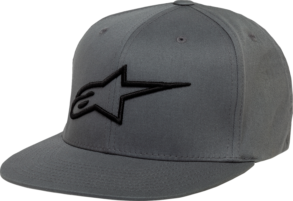 ALPINESTARS Ageless Flat Bill Hat - Charcoal/Black - Large/XL 1035810151810LX