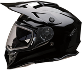 Z1R Range Snow Motorcycle Helmet - Dual Pane - Black - Small 0121-1118