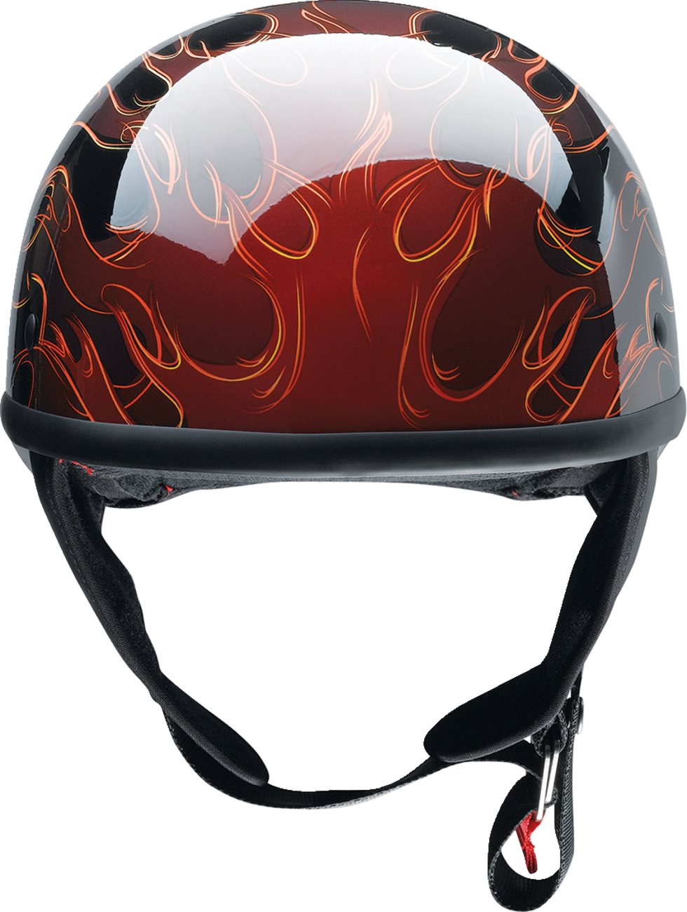 Z1R CC Beanie Motorcycle Helmet - Hellfire - Red - Small 0103-1325