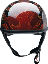 Z1R CC Beanie Motorcycle Helmet - Hellfire - Red - Small 0103-1325