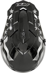 AFX FX-17 Motorcycle Helmet - Flag - Stealth - 3XL 0110-7629