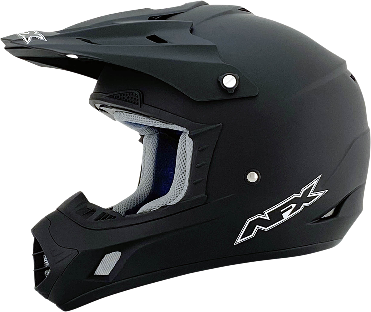 AFX FX-17 Motorcycle Helmet - Matte Black - Medium 0110-1752