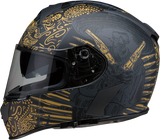 Z1R Warrant Motorcycle Helmet - Sombrero - Black/Gold - Small 0101-14171