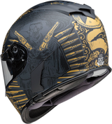 Z1R Warrant Motorcycle Helmet - Sombrero - Black/Gold - Small 0101-14171