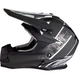 Z1R Youth F.I. Motorcycle Helmet - Fractal - MIPS - Matte Black - Large 0111-1510