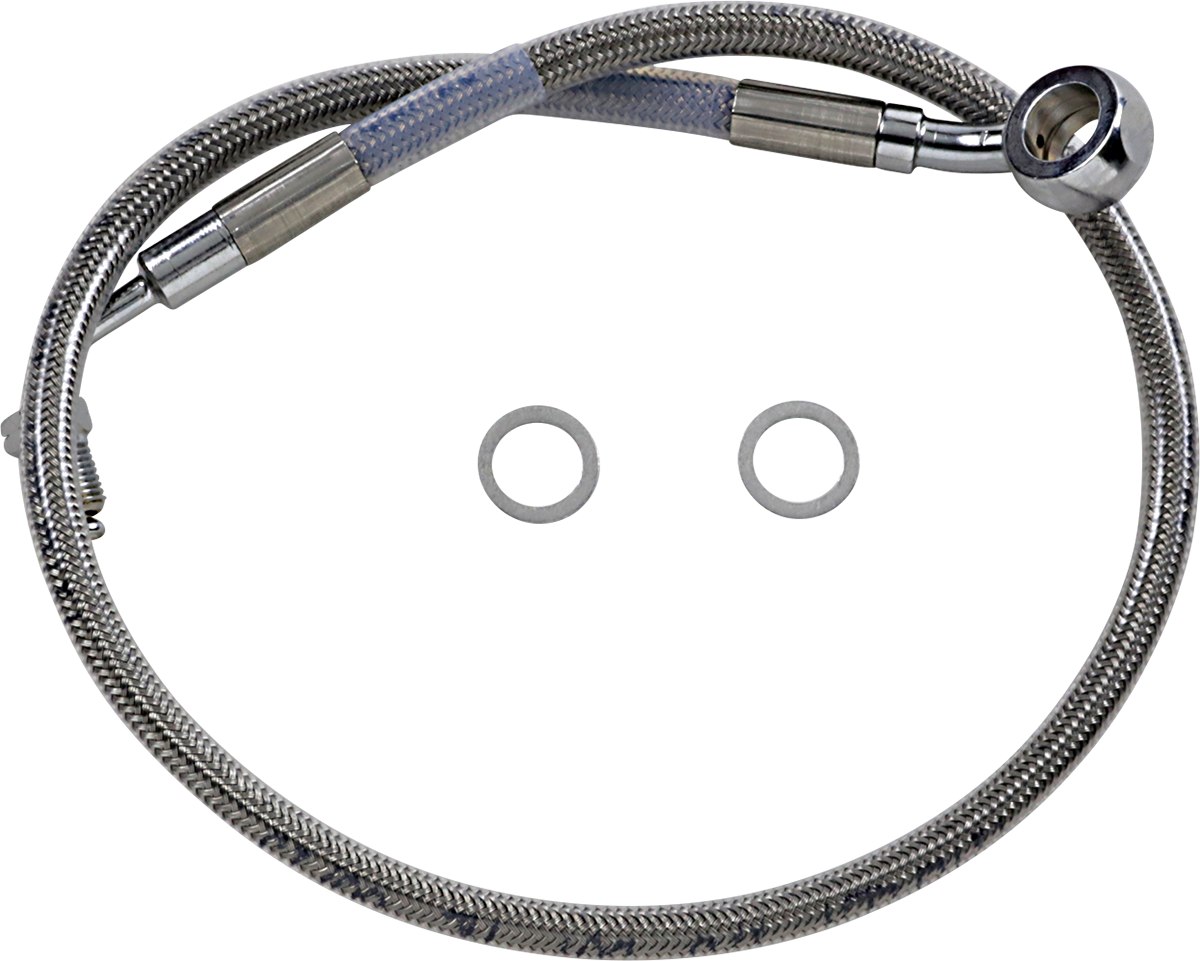 DRAG SPECIALTIES Brake Line - +2" - Stainless Steel - '18-'22 Softail 618631-2