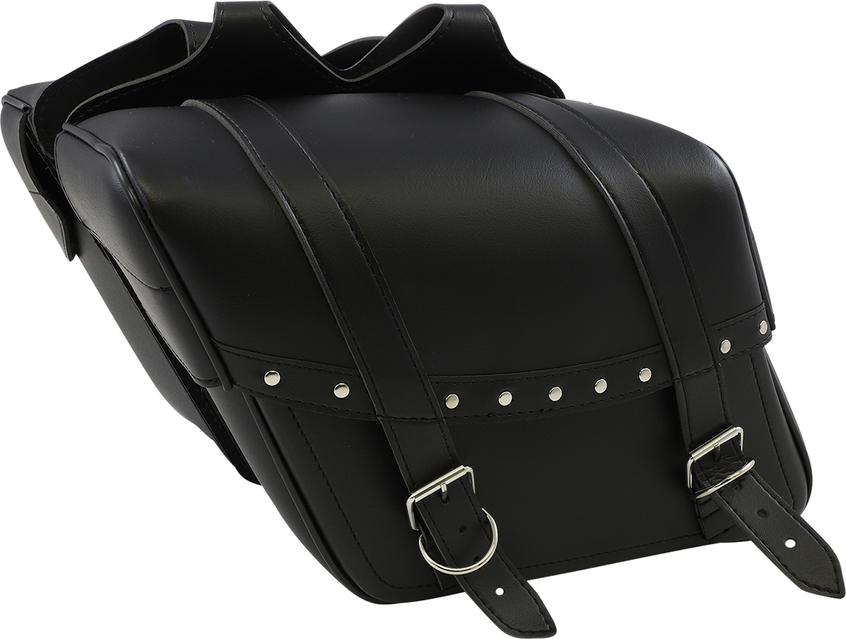 SADDLEMEN Highwayman Rivet Slant-Style Saddlebags - Medium X021-03-040