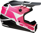 Z1R Youth Rise Motorcycle Helmet - Flame - Pink - Medium 0111-1452