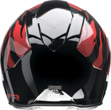 Z1R Warrant Motorcycle Helmet - Panthera - Black/Red - Large 0101-15208