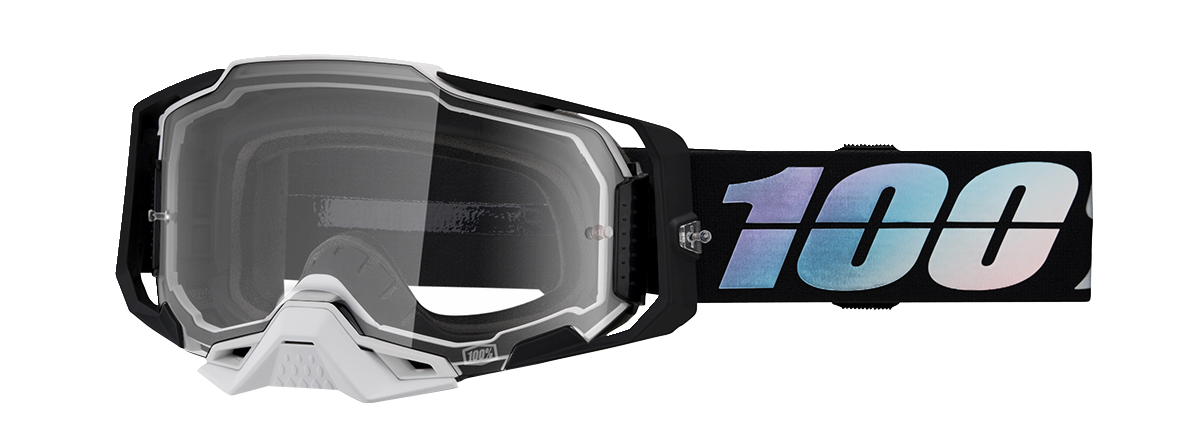 100% Armega Goggles - Krisp - Clear 50004-00019