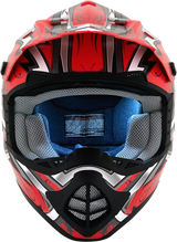 AFX FX-17 Motorcycle Helmet - Butterfly - Matte Ferrari Red - Medium 0110-7118