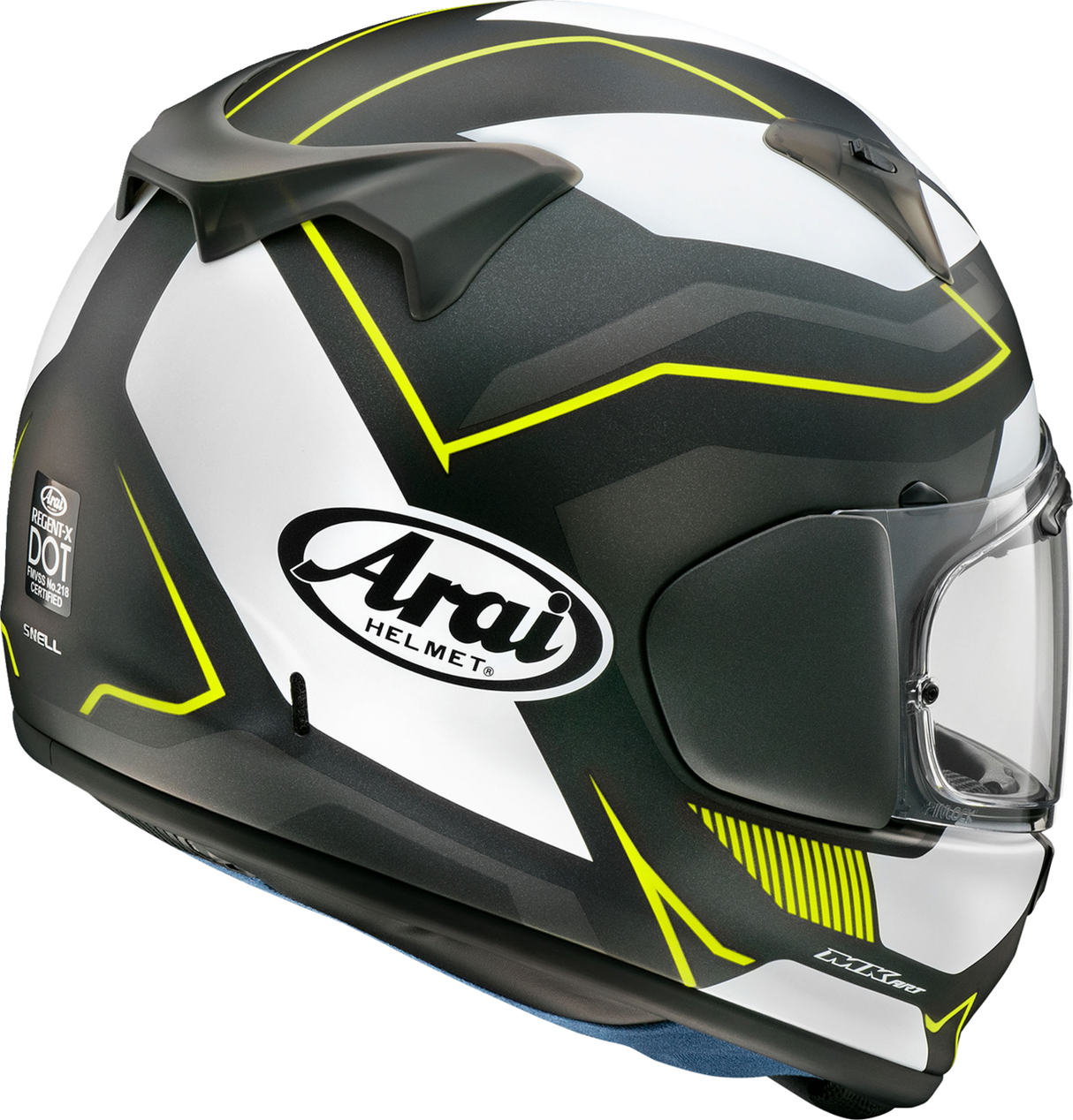 ARAI Regent-X Motorcycle Helmet - Sensation - Yellow Frost - Large 0101-15849