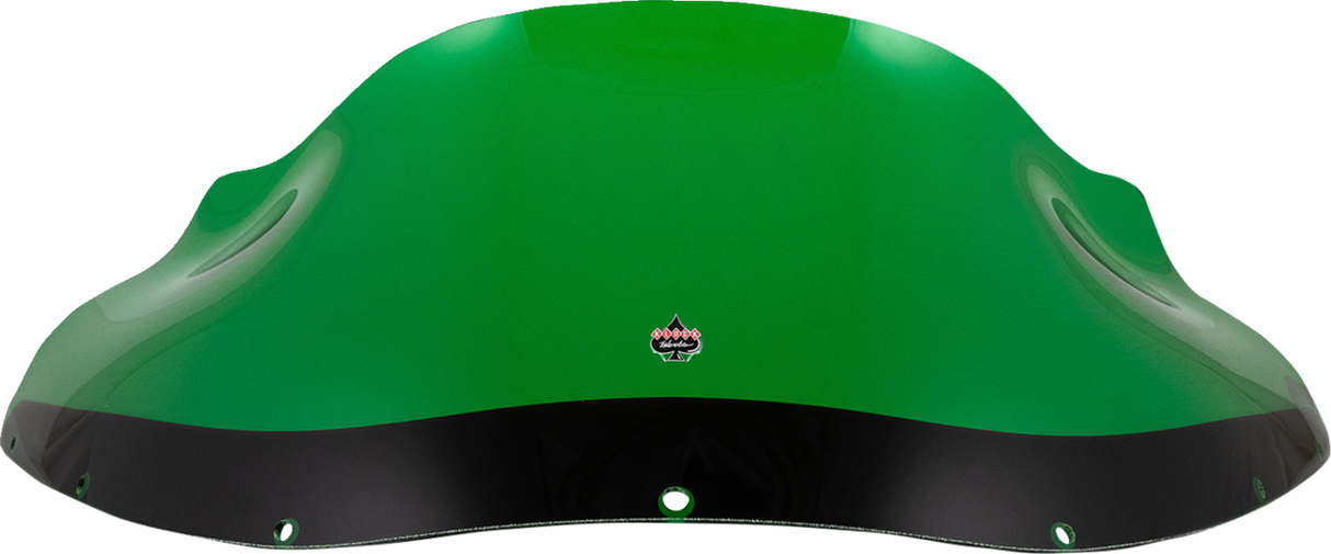 KLOCK WERKS Kolor Flare™ Windshield - 9" - Green - FXRP KWW-02-0613