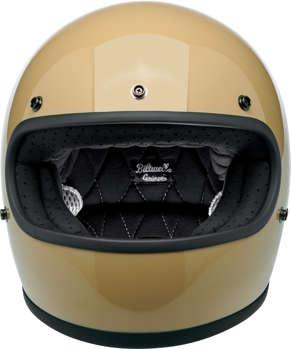 BILTWELL Gringo Motorcycle Helmet - Gloss Coyote Tan - Small 1002-114-102