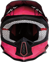 MOOSE RACING Youth F.I. Helmet - Agroid Camo - MIPS® - Pink/Red - Large 0111-1528