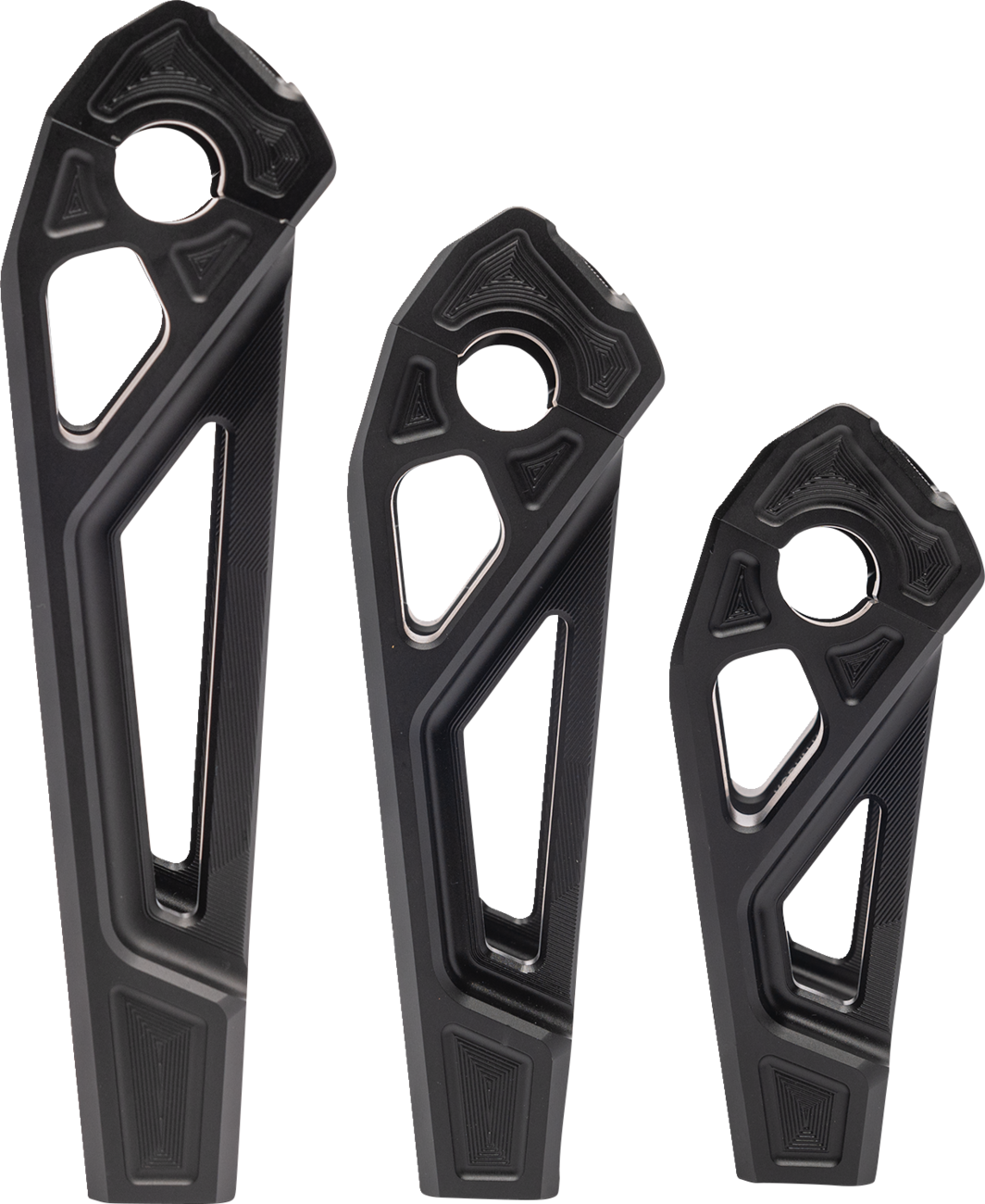 KODLIN MOTORCYCLE Risers - Fastback - 10" - Black K55121