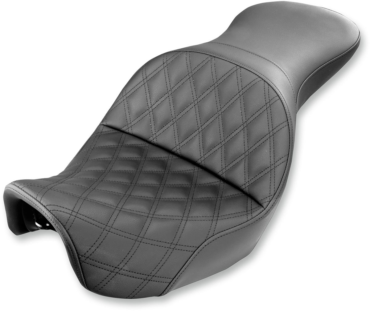 SADDLEMEN Explorer Seat - Lattice Stitched - Dyna 806-04-029LS