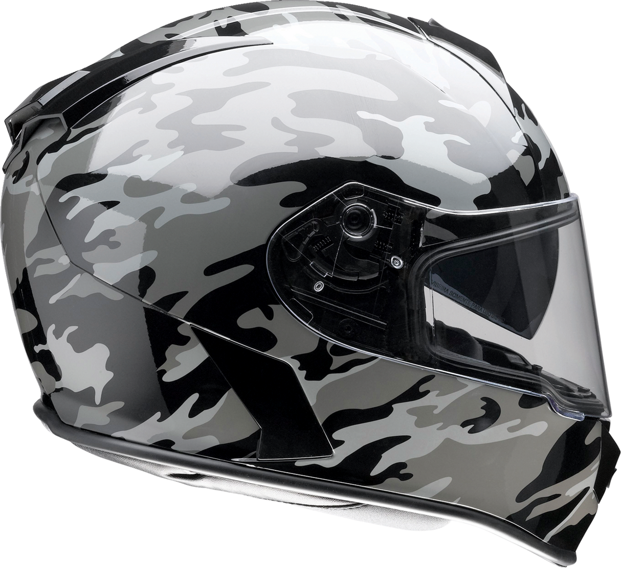 Z1R Warrant Motorcycle Helmet - Camo - Black/Gray - Large 0101-14368