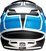 Z1R Youth Rise Motorcycle Helmet - Flame - Blue - Medium 0111-1449