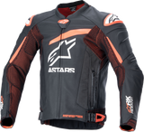 ALPINESTARS GP Plus R v4 Rideknit® Leather Jacket - Black/Red Fluo/White - 56 3100324-1321-56