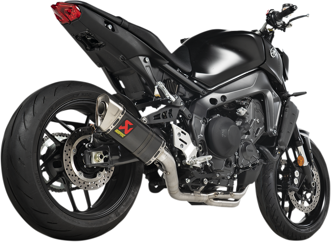 Yamaha FZ-09 MT-09 2021-2023 Exhaust, Akrapovic Race Full System Titanium and Carbon Fiber S-Y9R12-APC