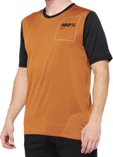 100% Ridecamp Jersey - Terracotta/Black - Medium 40027-00016