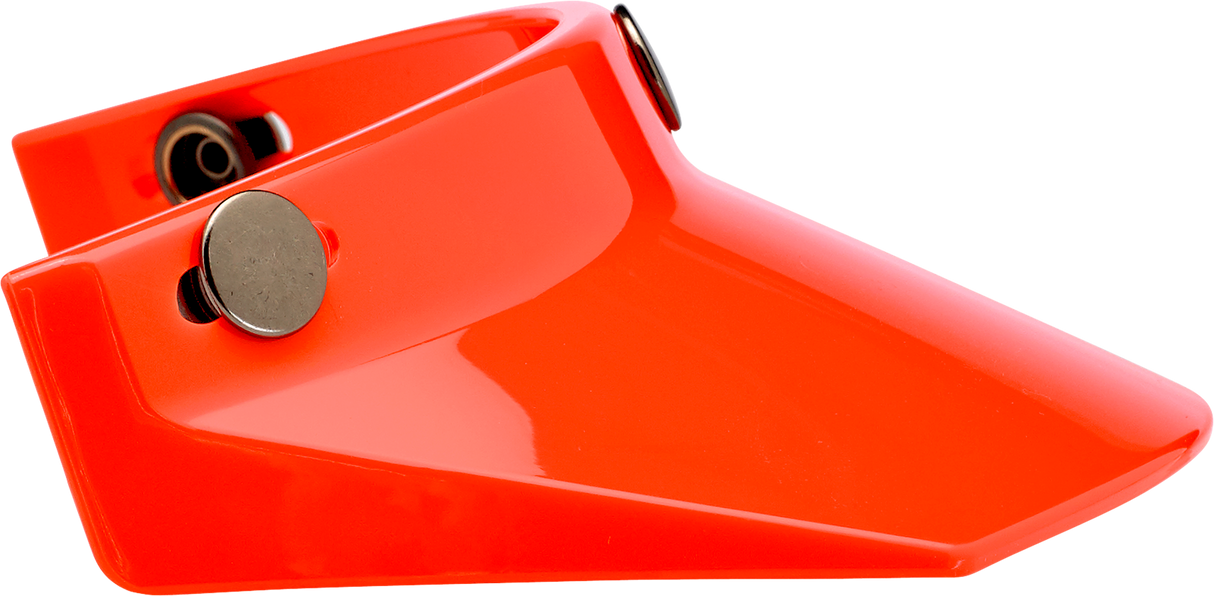 BILTWELL Moto 3-Snap Visor - Orange 2002-565