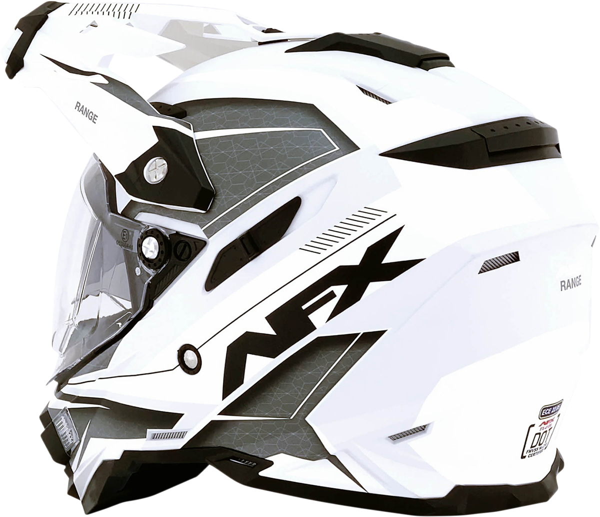 AFX FX-41 Motorcycle Helmet - Range - Matte White - Medium 0140-0077