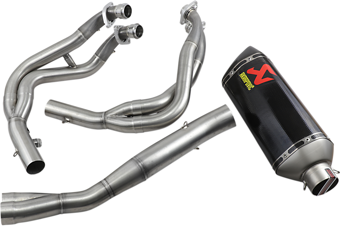 Kawasaki ZX6R 2009-2024 Exhaust Akrapovic Race in Carbon Fiber S-K6R11-RC