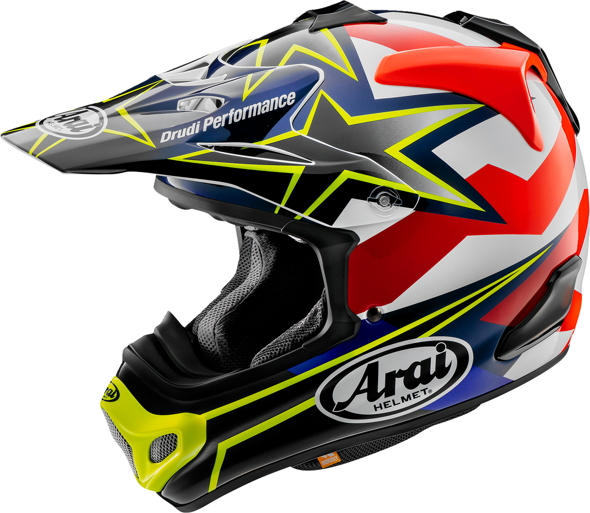 ARAI VX-Pro4 Motorcycle Helmet - Stars & Stripes - Yellow - XS 0110-8201