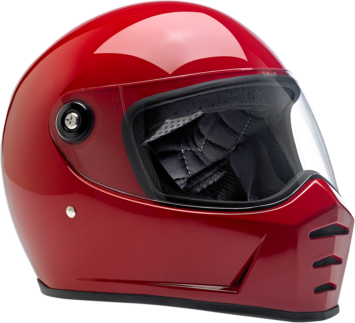 BILTWELL Lane Splitter Motorcycle Helmet - Gloss Blood Red - Small 1004-837-102