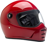 BILTWELL Lane Splitter Motorcycle Helmet - Gloss Blood Red - Small 1004-837-102