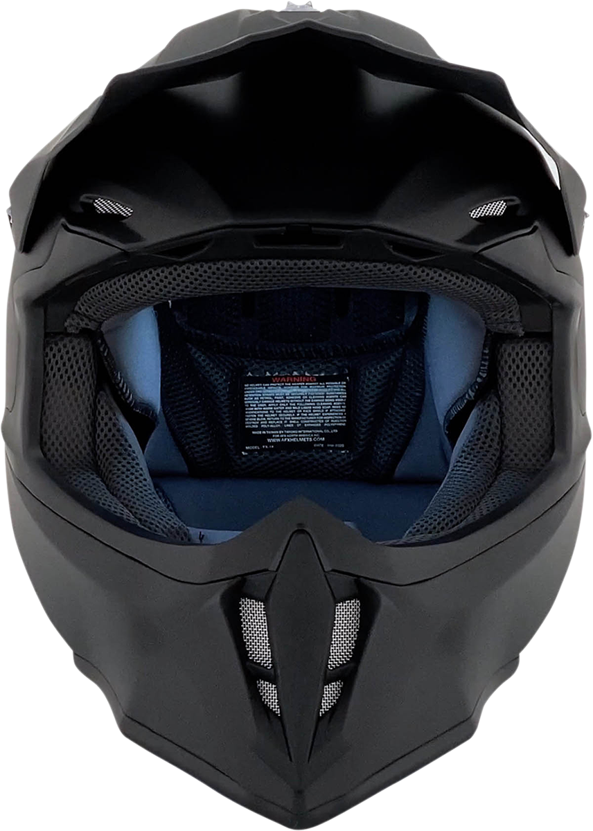 AFX FX-14 Motorcycle Helmet - Matte Black - 2XS 0110-7026