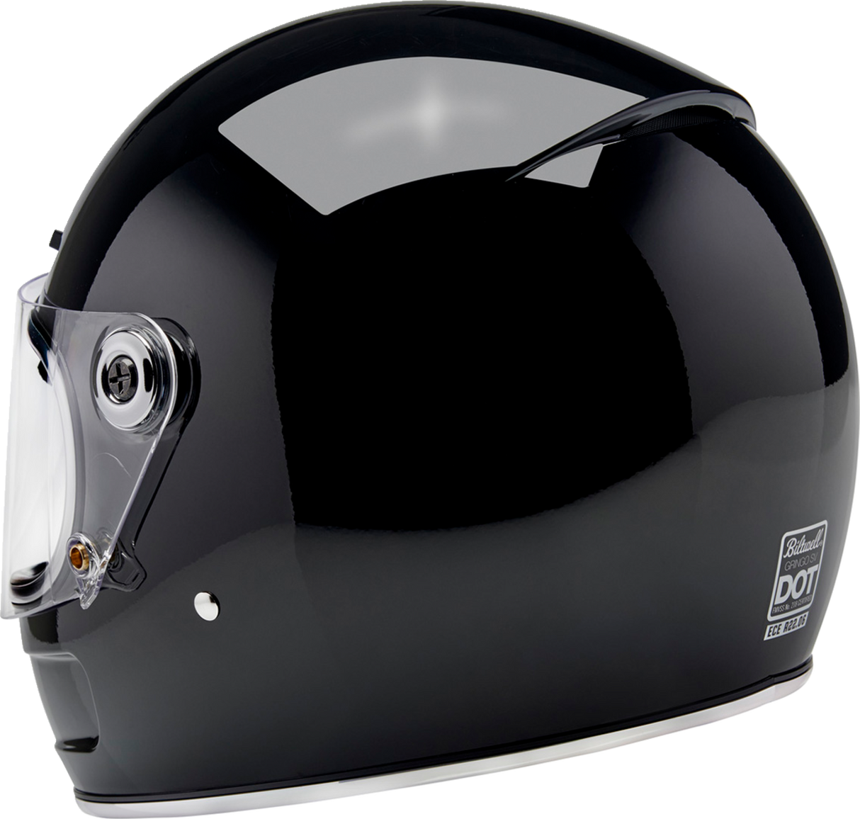 BILTWELL Gringo SV Motorcycle Helmet - Gloss Black - 2XL 1006-101-506