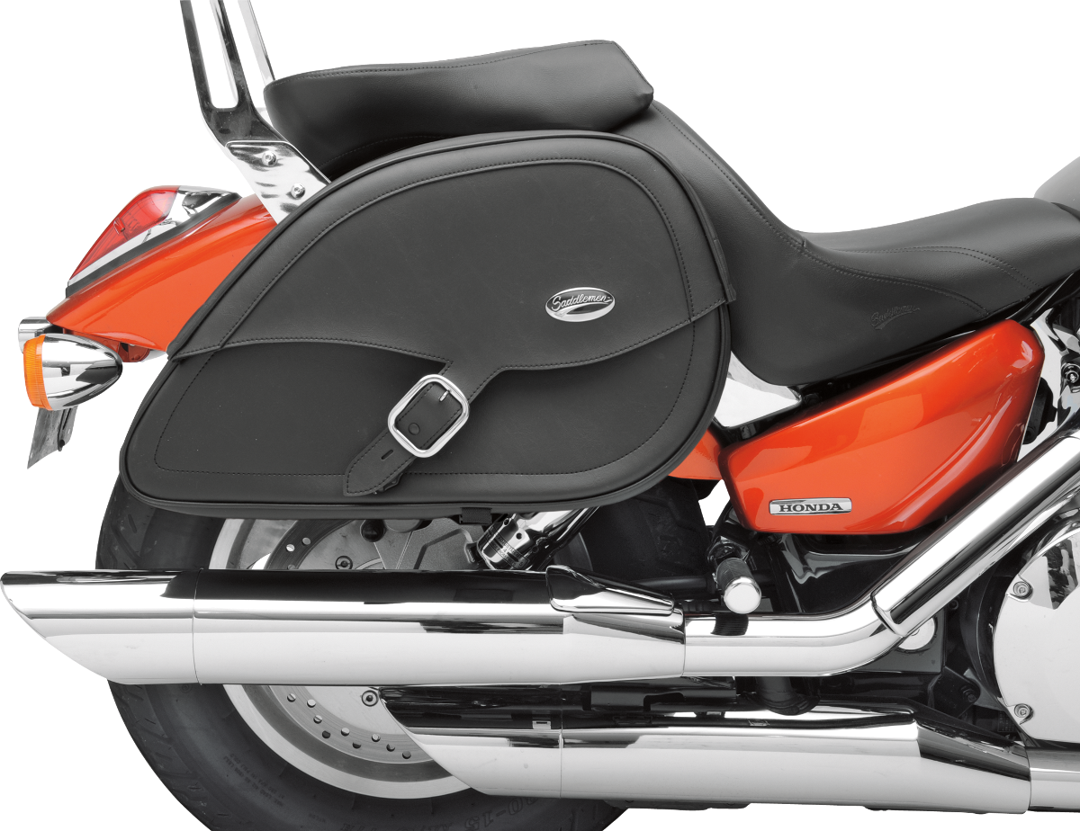 SADDLEMEN Drifter Rigid-Mount Specific-Fit Teardrop Saddlebags XVS1100 3501-0507