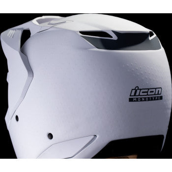 ICON Elsinore™ Motorcycle Helmet - Monotype - White - Large 0104-3311