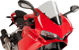 PUIG HI-TECH PARTS Race Windscreen - Clear - Panigale 7621W