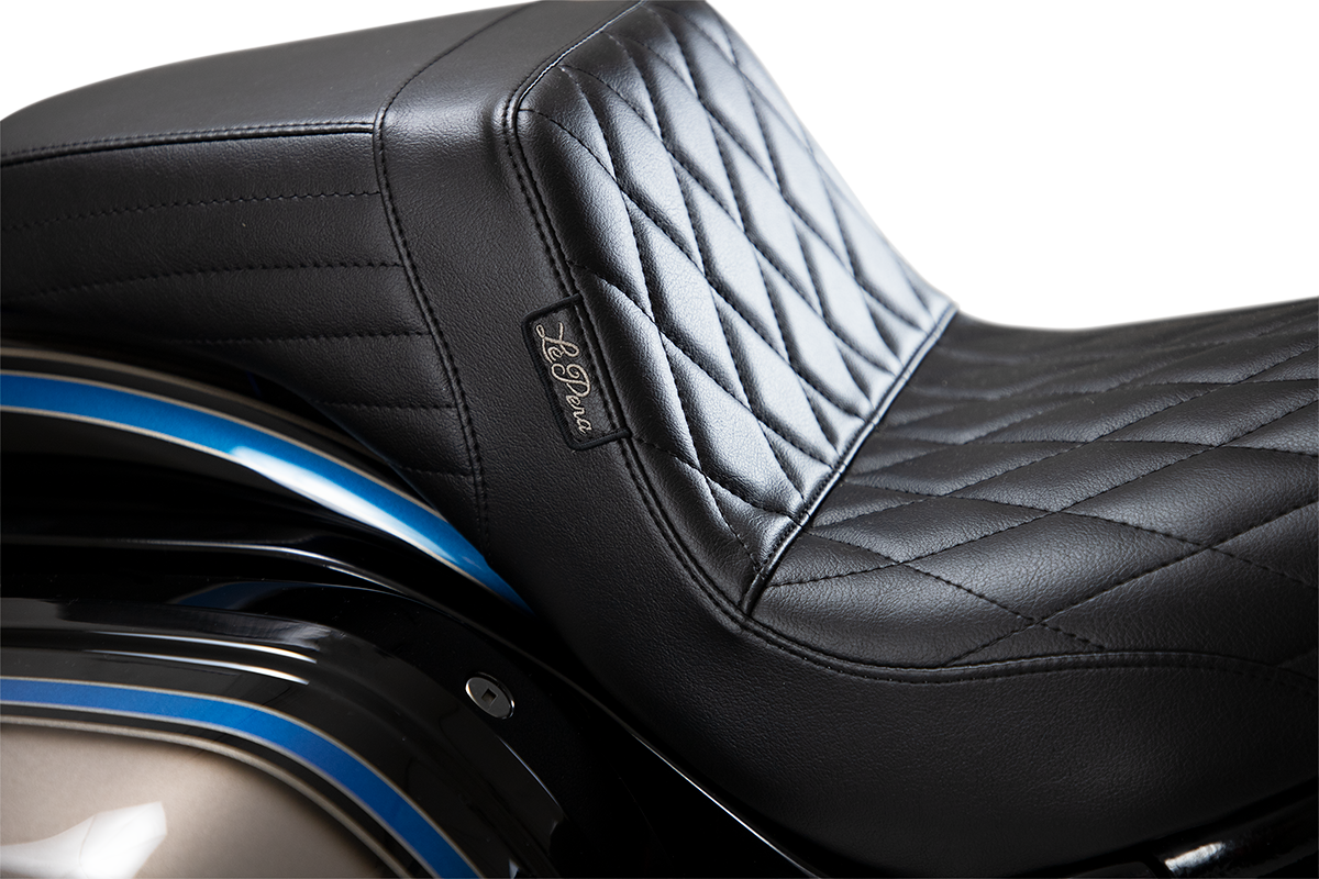 LE PERA Kickflip Seat - Diamond - Black - Softail '18-'21 LYR-590DM