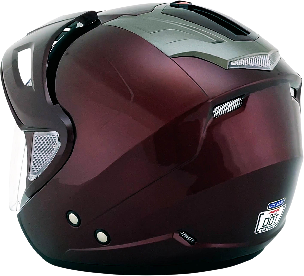 AFX FX-50 Motorcycle Helmet - Wine - Medium 0104-1389