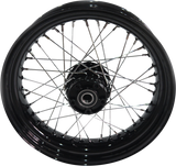 DRAG SPECIALTIES Rear Wheel - Single Disc/No ABS - Black - 17"x4.50" - '08-'17 FXD 64409B